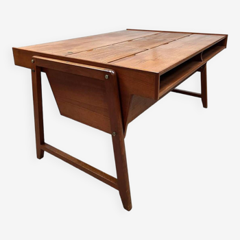 Bureau Eden design vintage en bois de teck