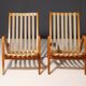 Pair of armchairs by Janěk Vaněk for Krásná Jizba, 1940´s, Czechoslovakia