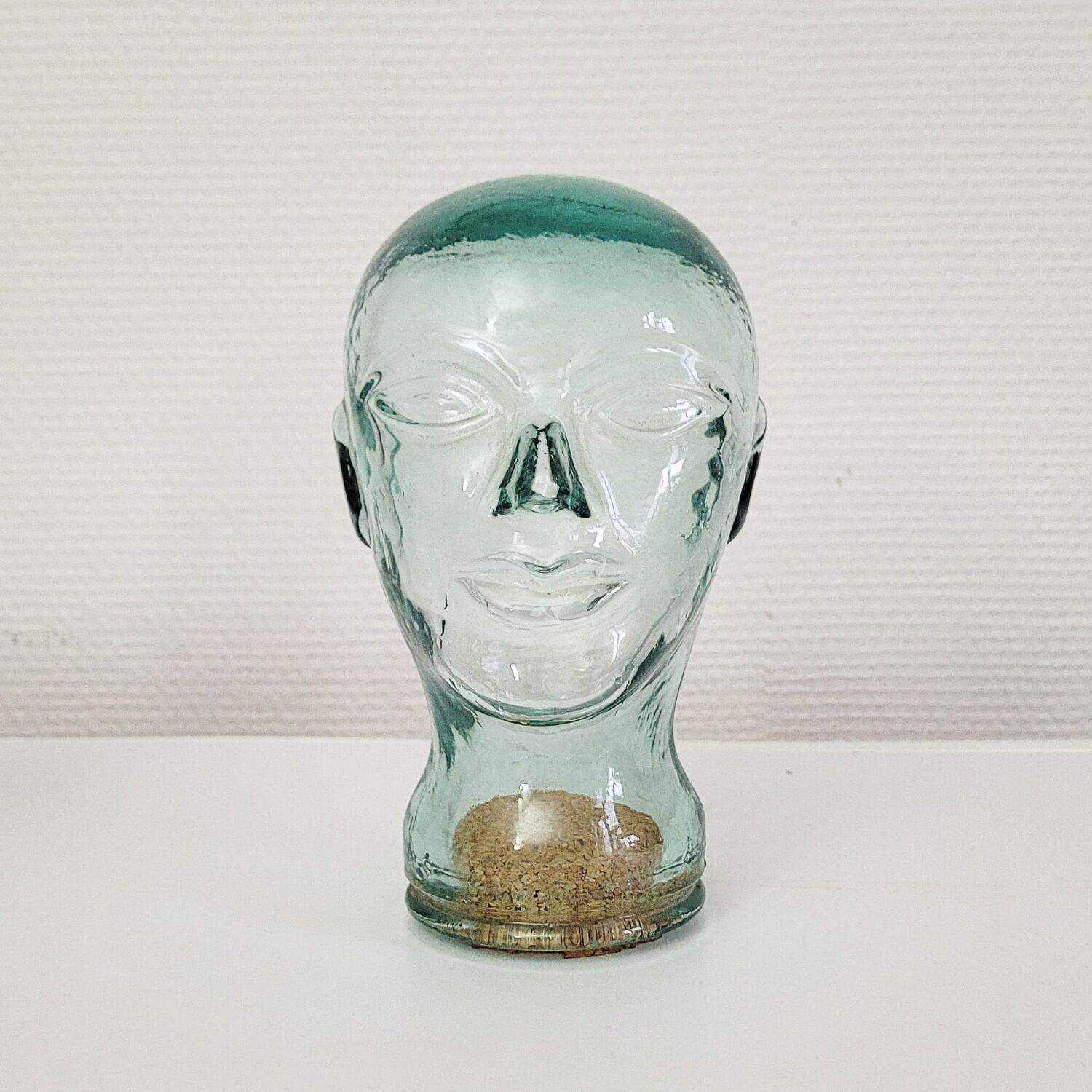 Vintage glass head