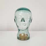 Vintage glass head