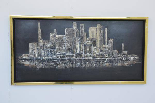 Painting a.florian "new york" 1981