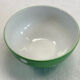Bol vert pois blancs porcelaine Longchamp