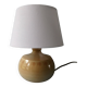 Ceramic lamp signed Montgolfier France, fish decor
