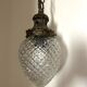 Brass pineapple pendant light