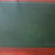 Minister's desk style L. Philippe – 2 drawers – cherry wood – faux leather desk mat