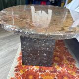 Table basse en marbre 70s