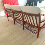 3-seater teak sofa by Svend Aage Eriksen for Glostrup, 1962
