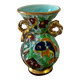 Cerdazur Monaco vase in ceramic with fish decoration