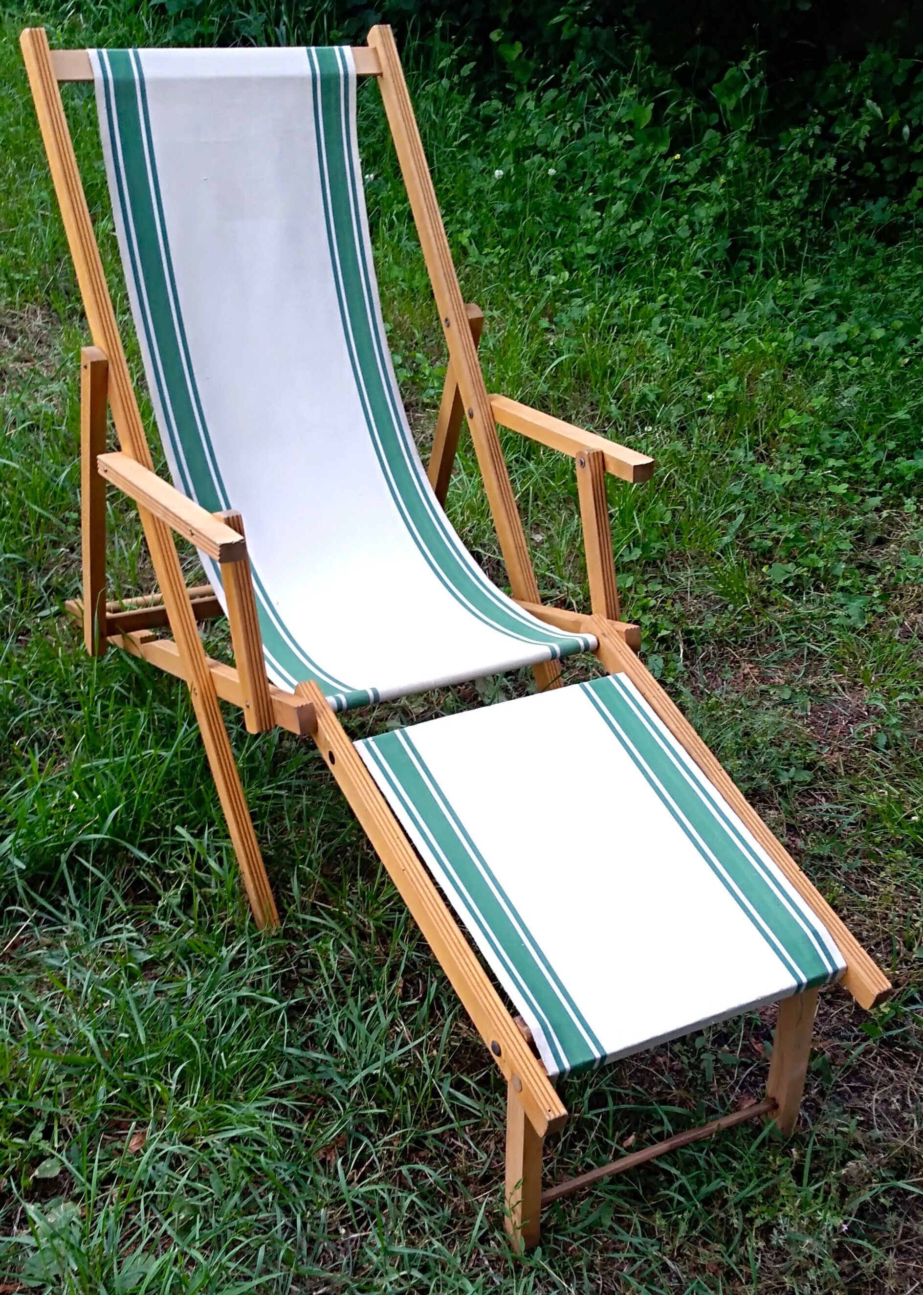 Vintage deckchair