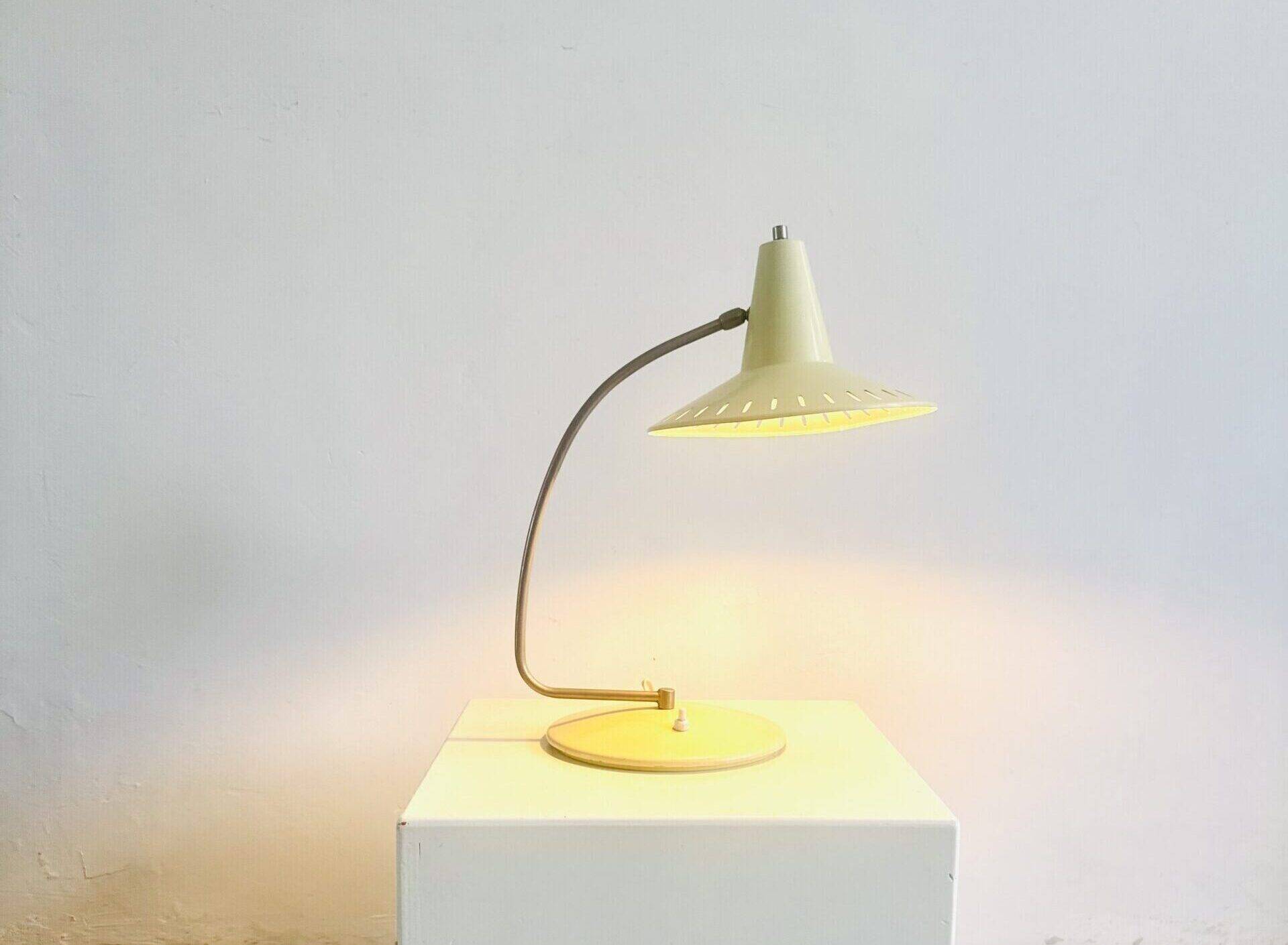 Perforated Saucer-Shaped Table Lamp Anvia Nederland, The Netherlands 1950S