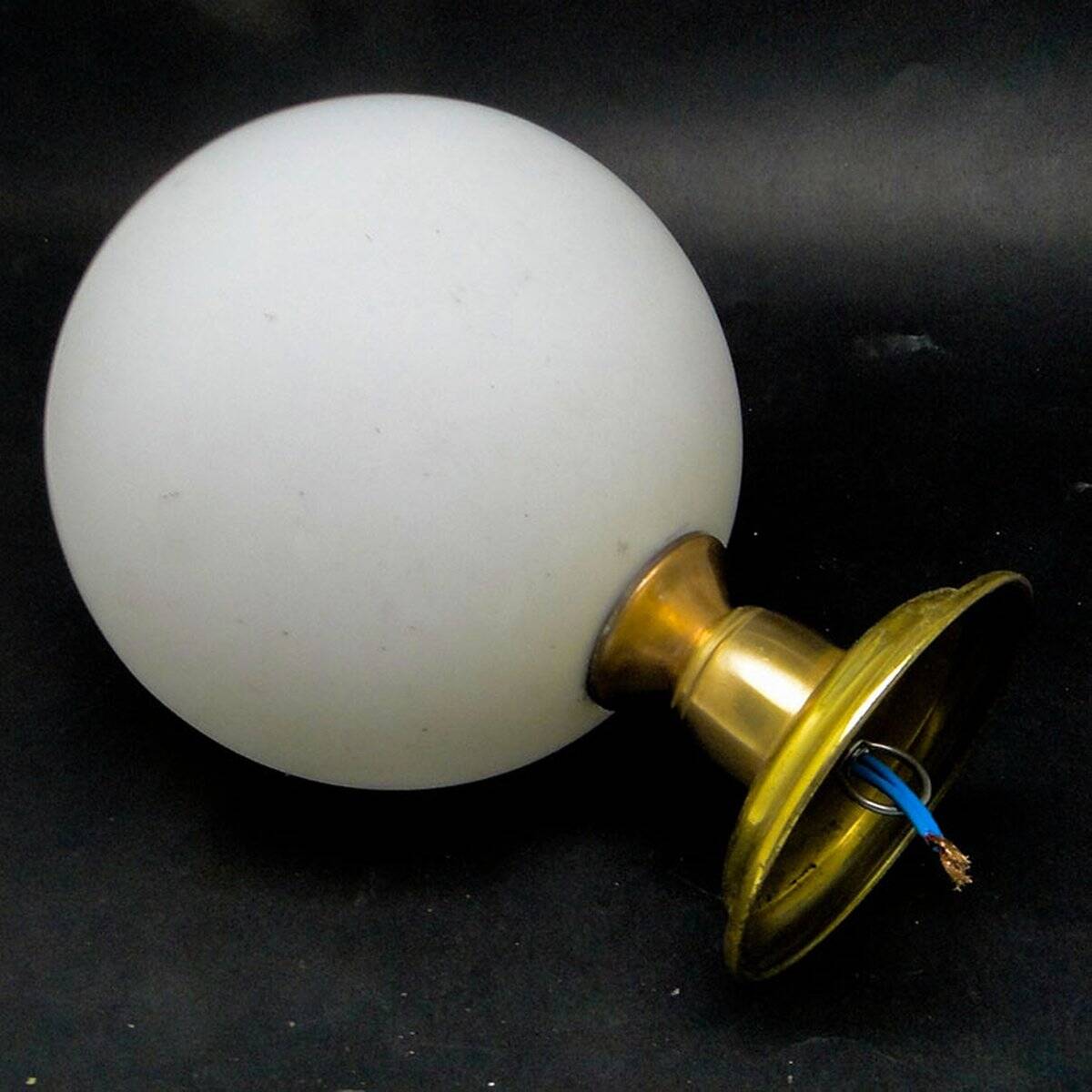 Lampe à pendentif de style Art Déco, Pologne, années 1950