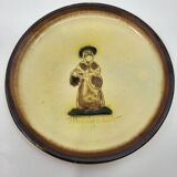 Service à dessert Atelier Cerenne Vallauris Santons de Provence France 1950