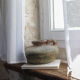 Aged patina rustic vase green
