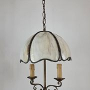 Suspension pâte de verre, style Art Déco 