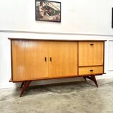 Vintage compass foot sideboard