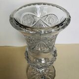 Vase en cristal taillé