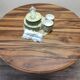 Console/table convertible in walnut