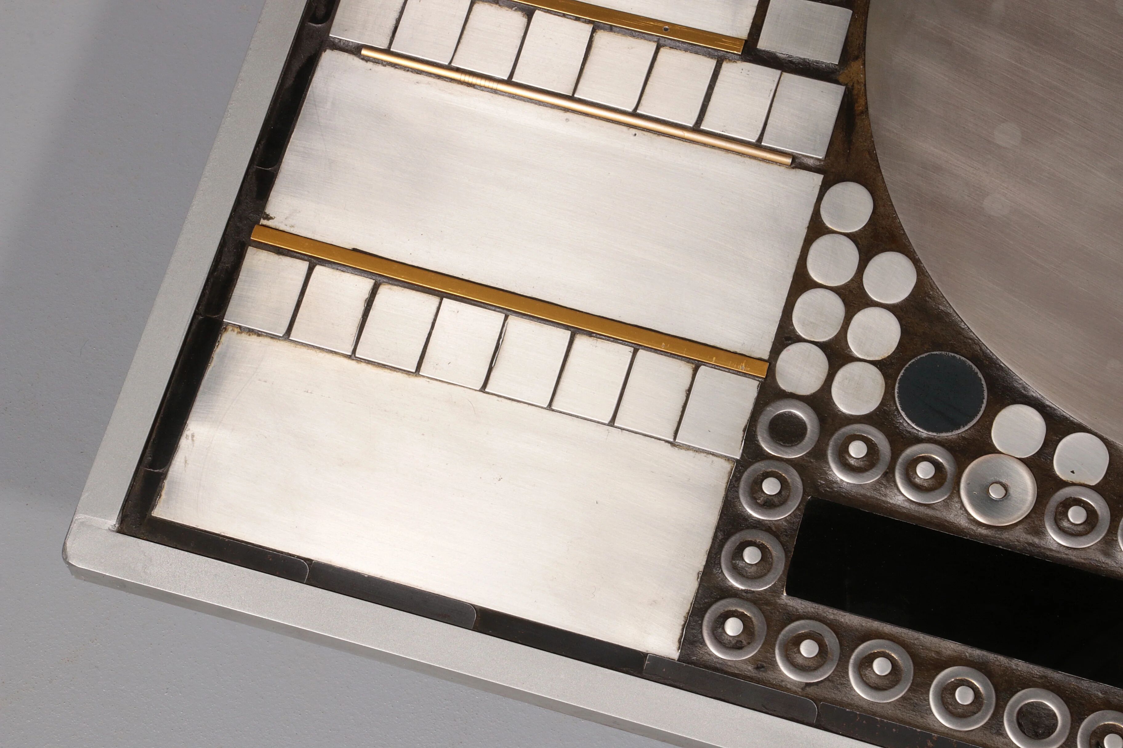 Brutalist coffee table by Raf Verjans