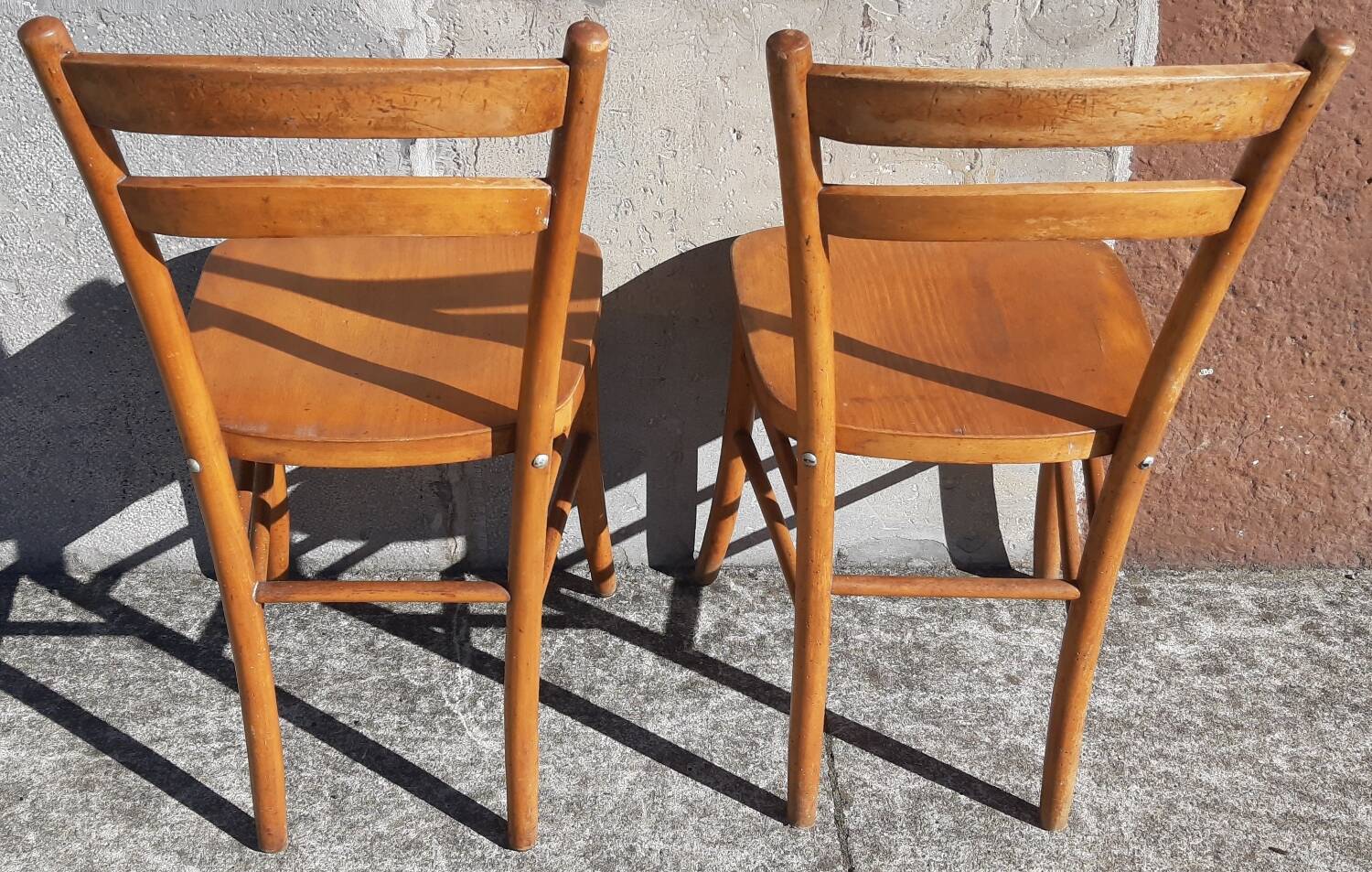 Pair of Luterma bistro chairs