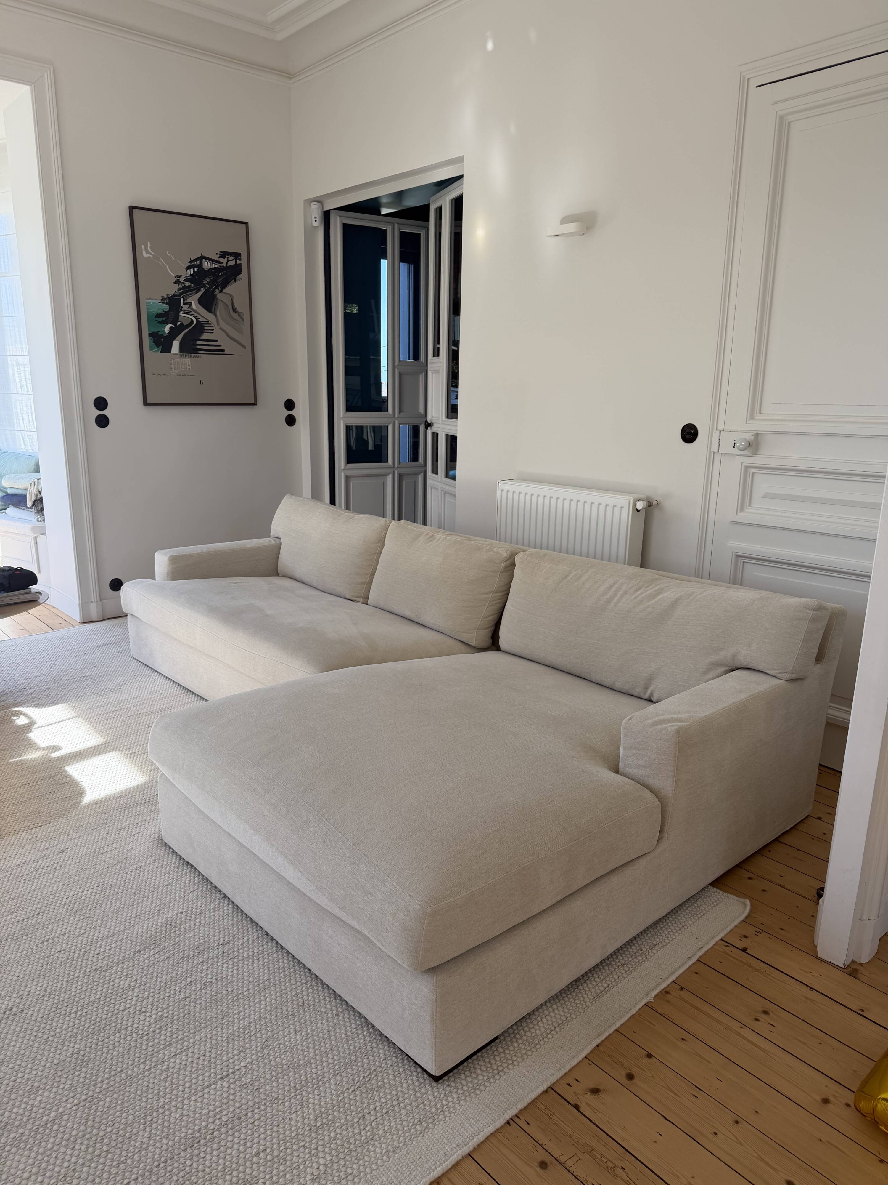 Sofa + chaise longue meridiani