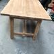 Old artisanal farmhouse table solid oak