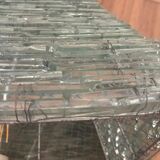 Stacked glass pyramid lamp, 1970