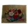 Oil on cardboard signed Dior dahlias 1950