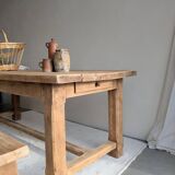 Restored farmhouse dining table