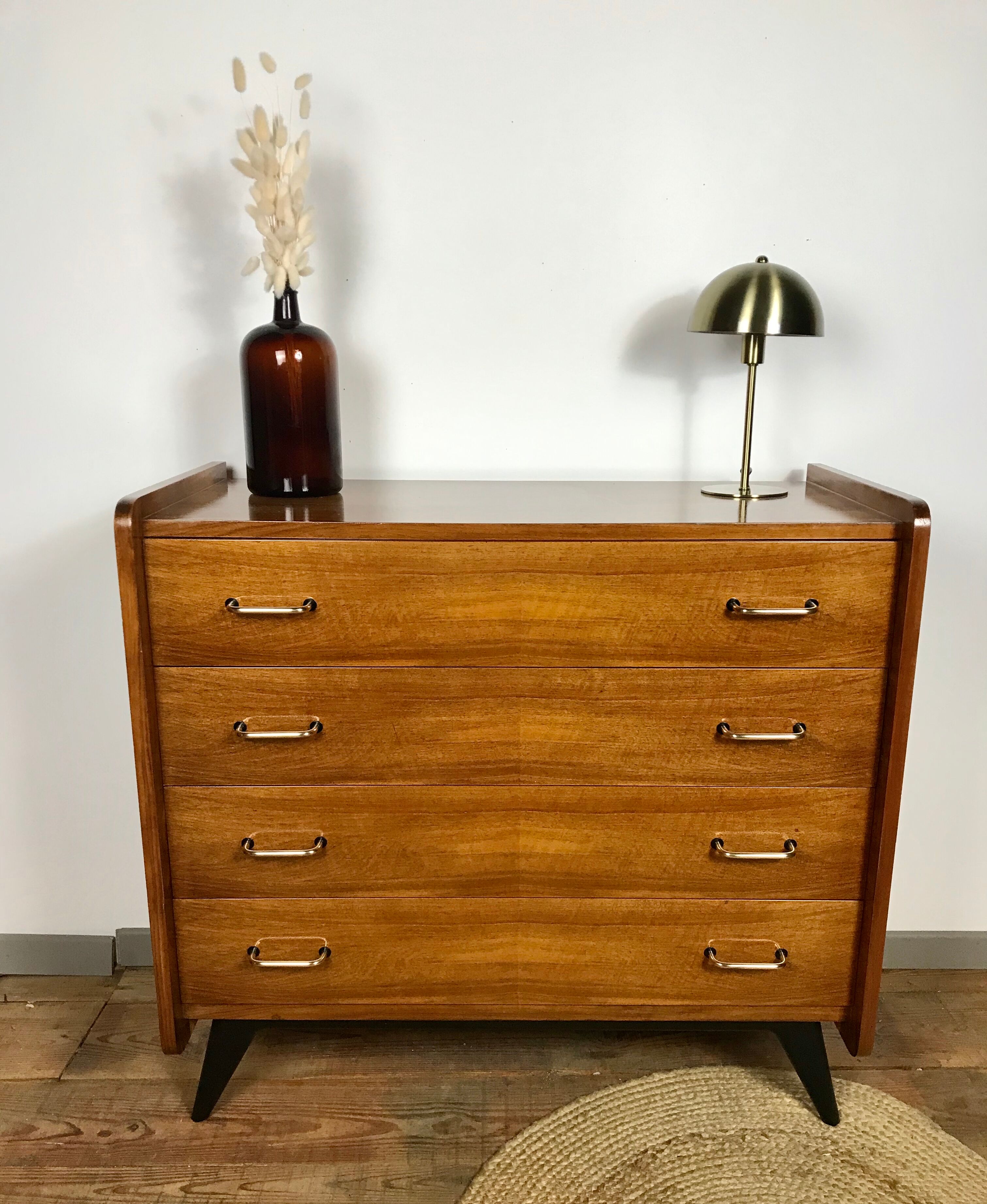 Vintage walnut dresser