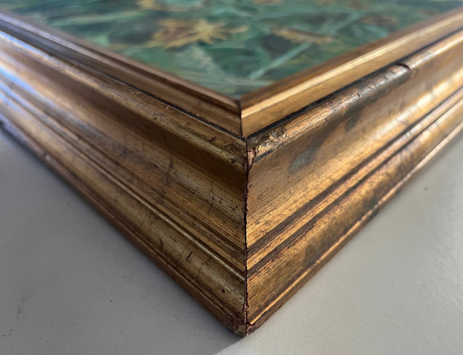 Tableau HST "Sunflower Fields" signed + frame