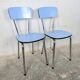 Duo de chaises en formica