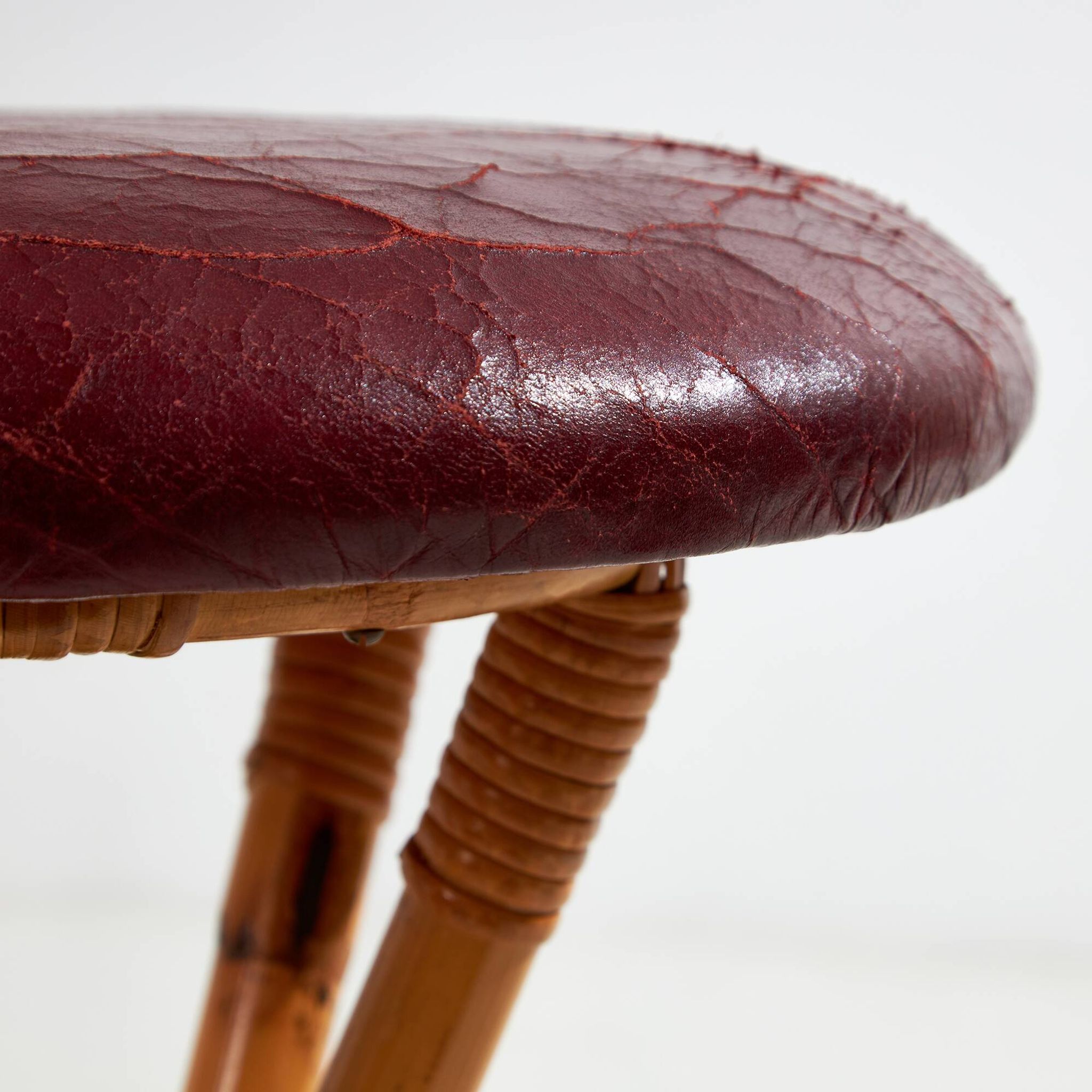 Tabouret de bar en bambou (mk10412)