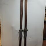Paire de skis ancien