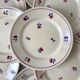 Set of 10 dessert plates fb badonviller 30-40s
