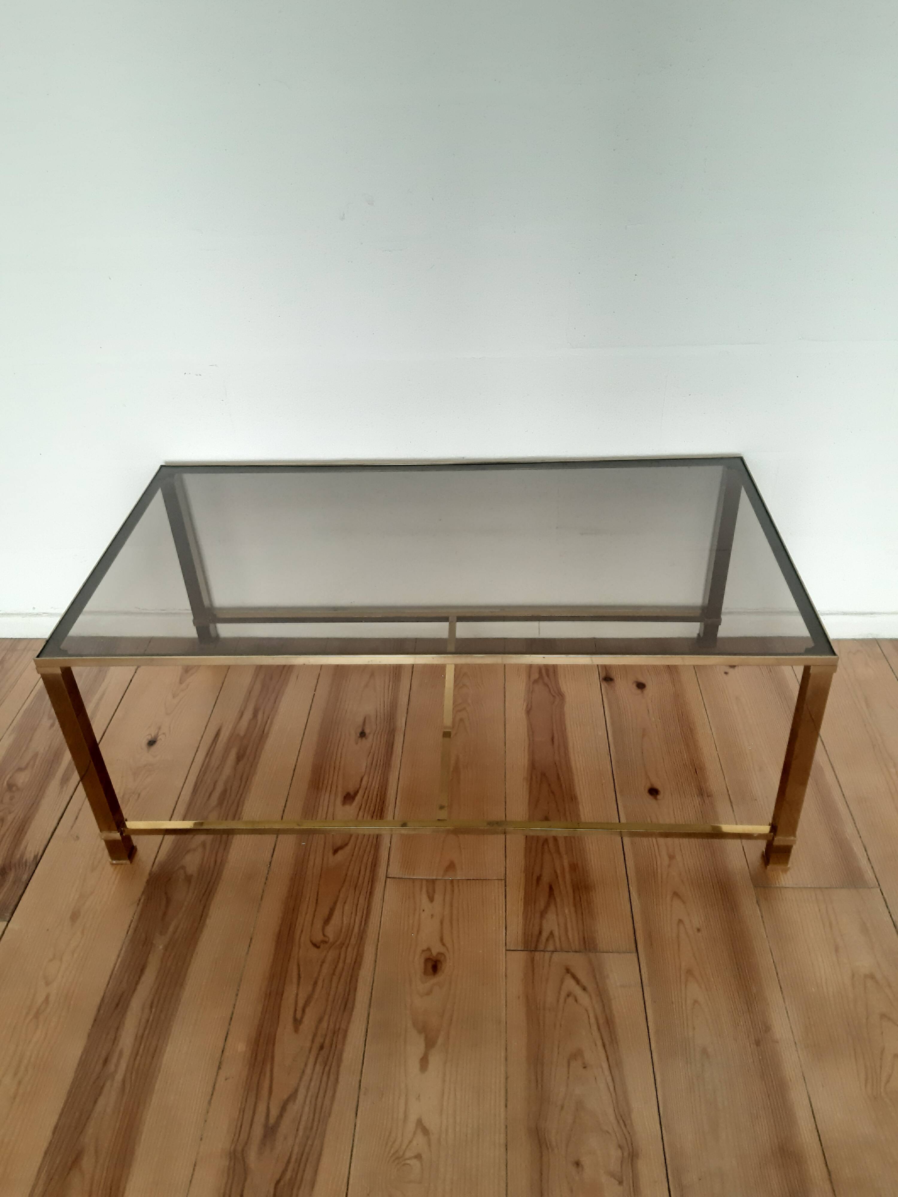 Brass coffee table