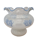 Vintage French glass lampshade