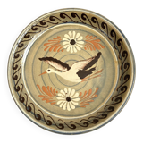 Decorative plate stork Alsace