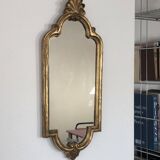 18th century style mirror in gilded wood