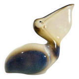 Bird sculpture, polychrome ceramic, Goebel, Germany 1984