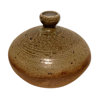 Pyrite sandstone vase