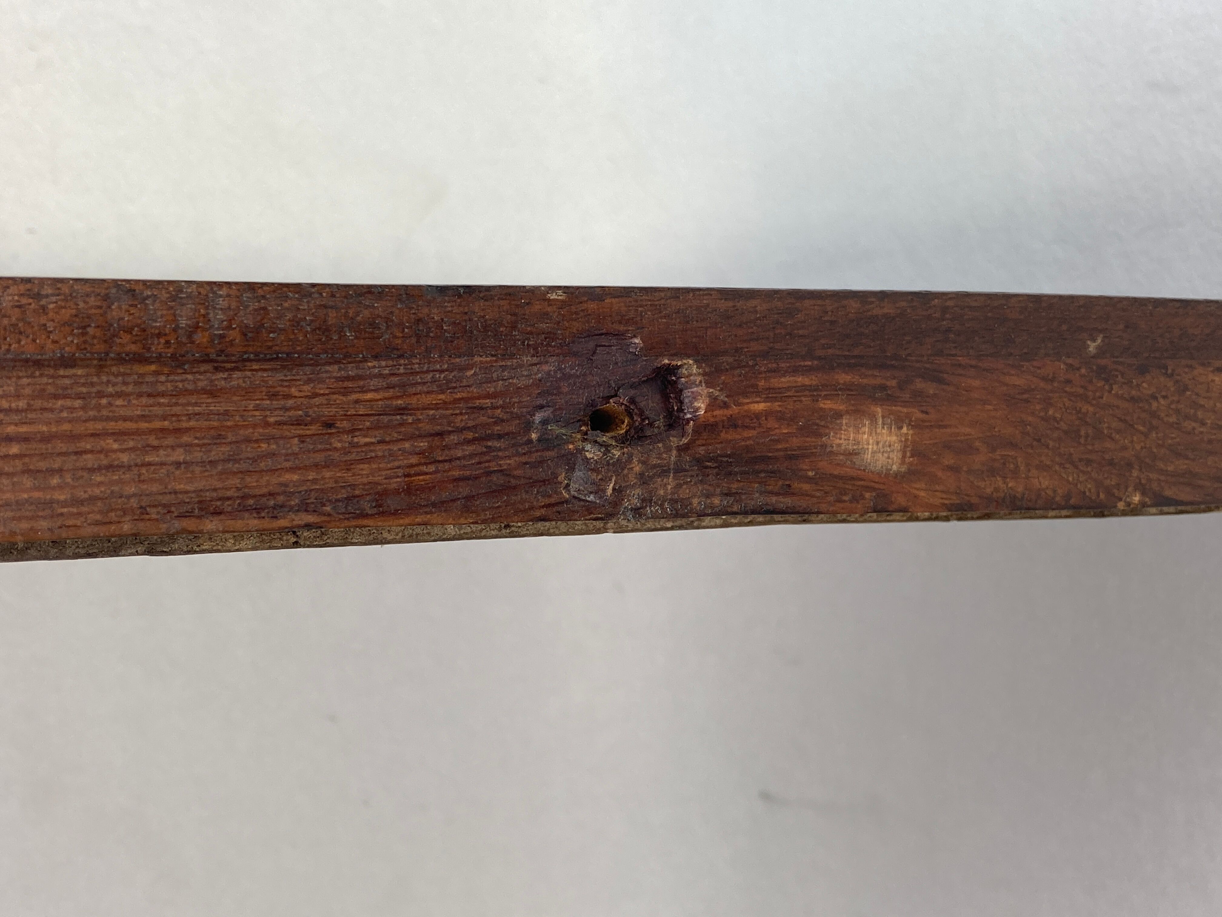 Hand carved wavy curvy vanity mirror, ca 1900