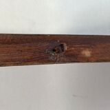 Hand carved wavy curvy vanity mirror, ca 1900