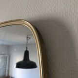 Mirror 46 x 24 cm vintage 1960