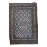 Tapis oriental vintage bleu clair 215×137 cm