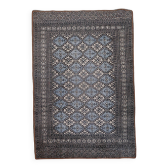 Tapis oriental vintage bleu clair 215×137 cm