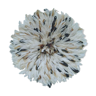 Juju hat natural speckled white and beige 60 cm