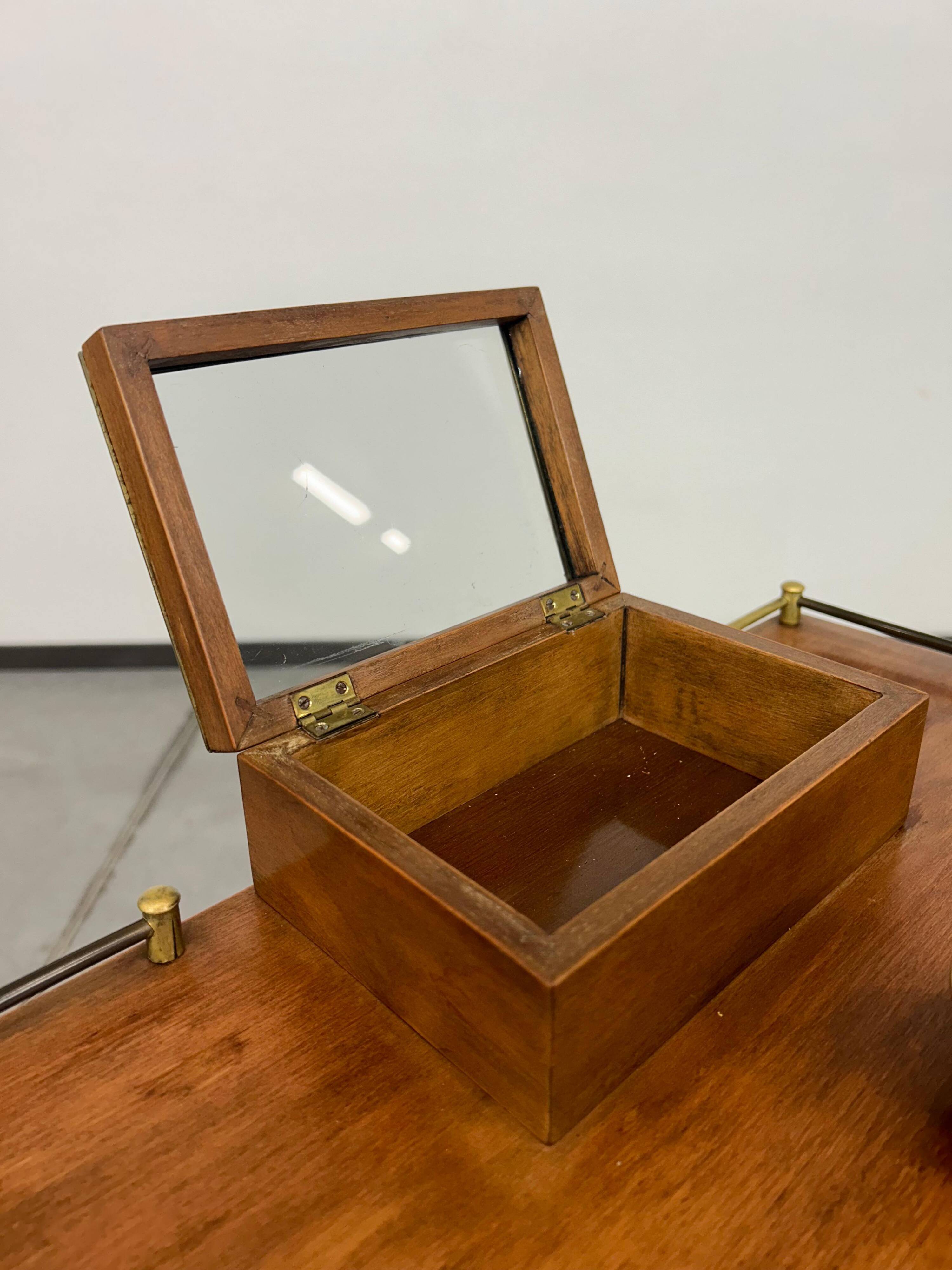 Art Nouveau side table for smokers