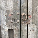 Paire de portes en bois
