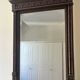 Large antique trumeau mirror in carved wood – 19th century / neoclassical style