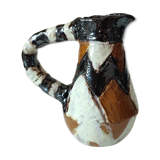 Artisanal ceramic pitcher vase